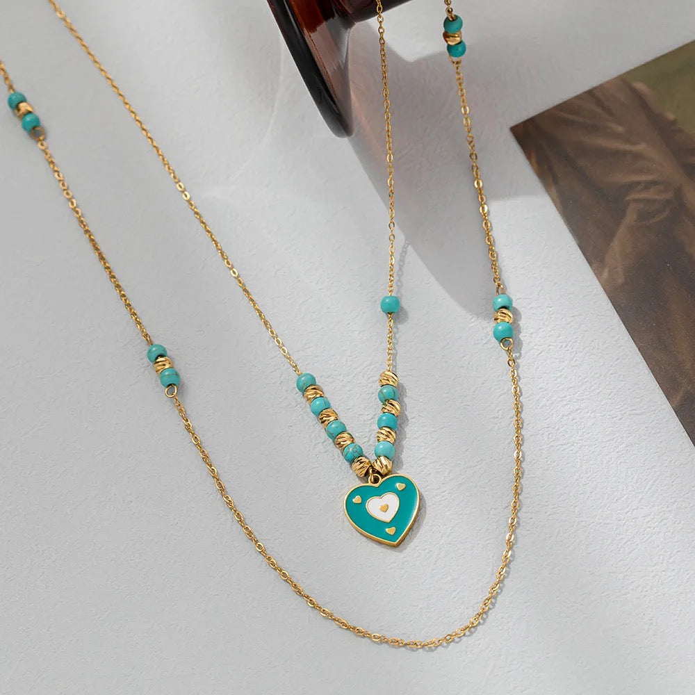 Aqua Amour Necklace