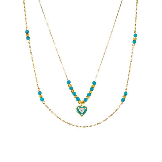 Aqua Amour Necklace