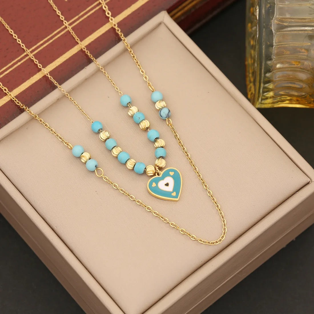 Aqua Amour Necklace