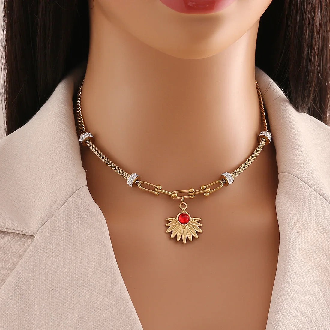 Gilded Bloom Necklace