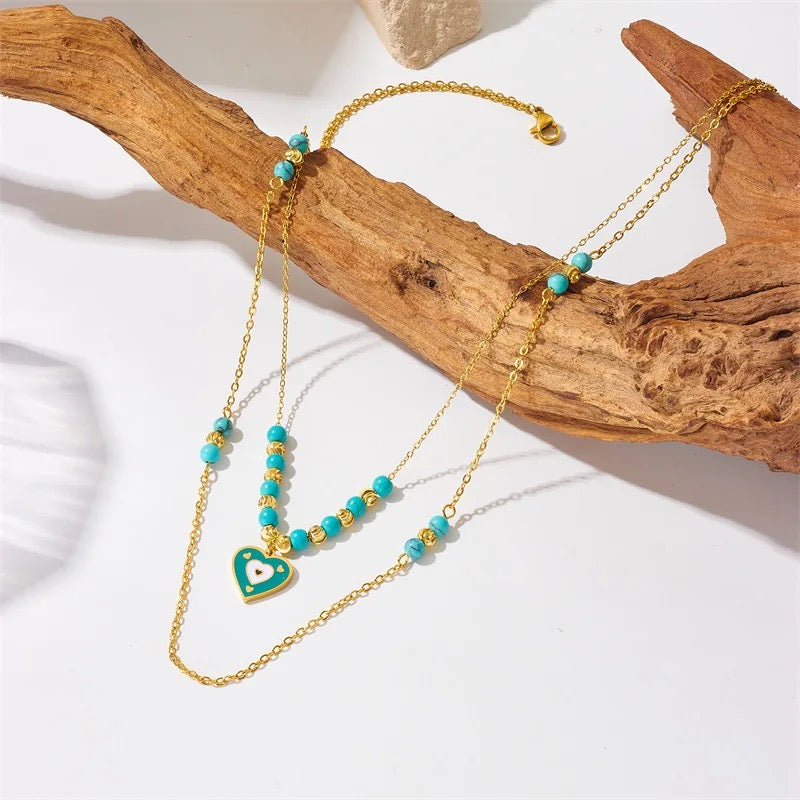 Aqua Amour Necklace