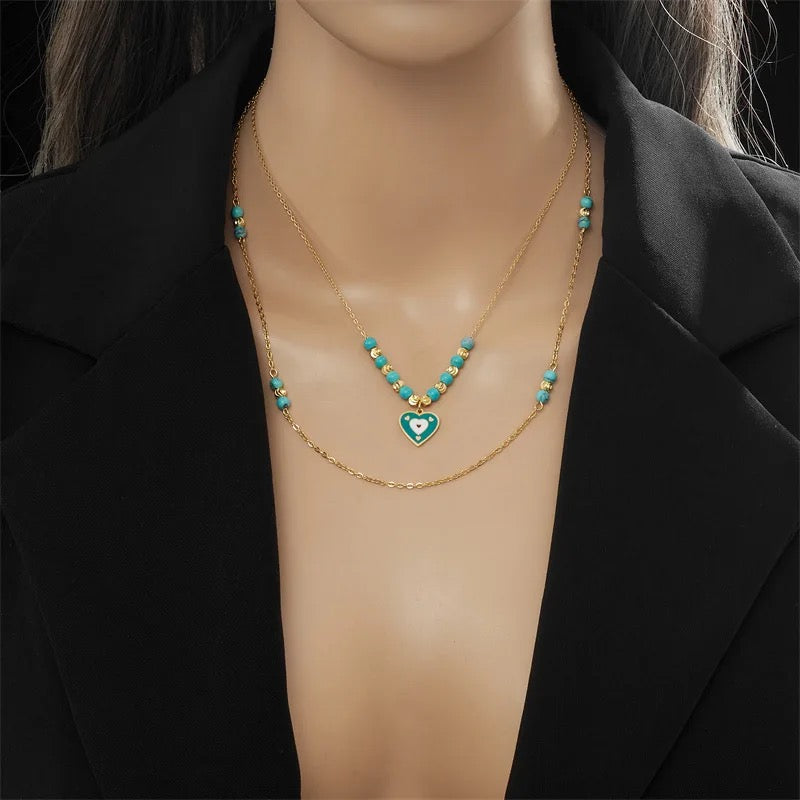 Aqua Amour Necklace