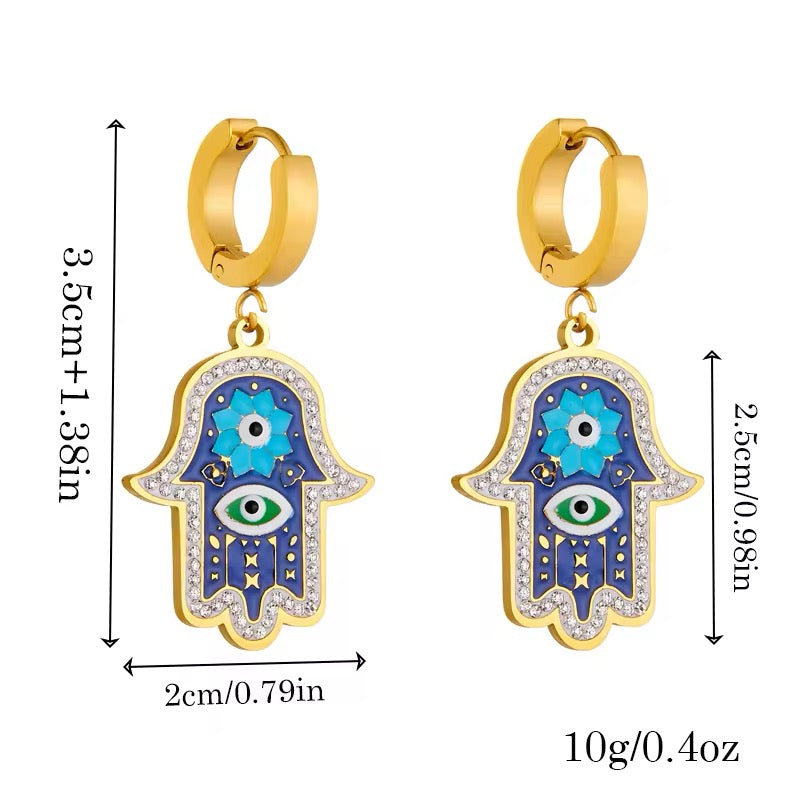 Sapphire Hamsa